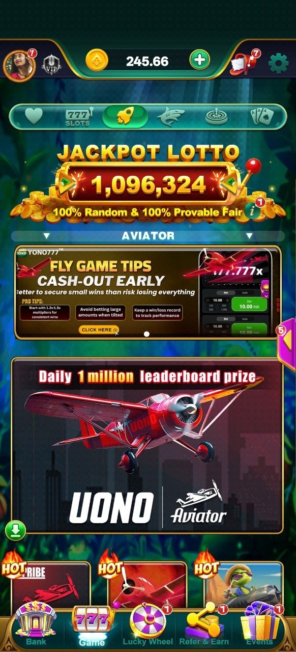 Casual Games inside Yono 777